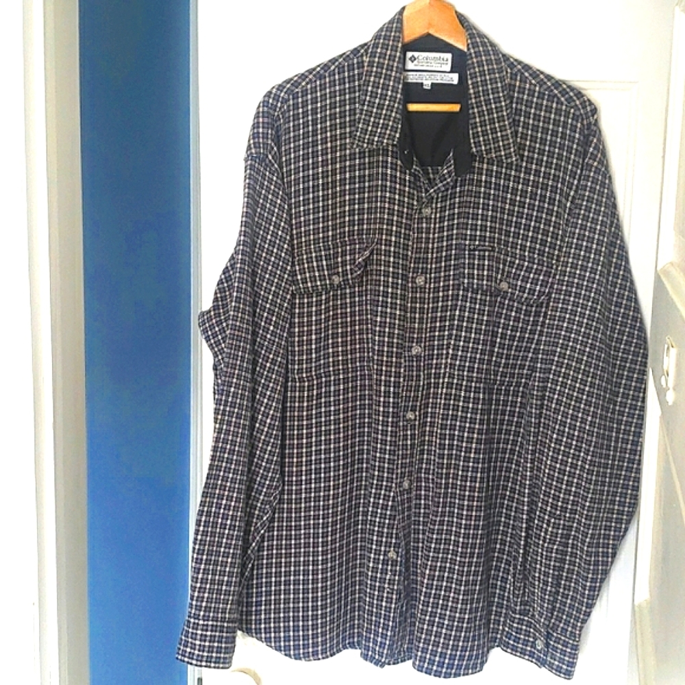 Vintage Columbia XL Plaid Shacket